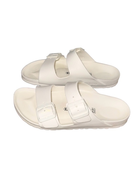 Birkenstock Arizona white sandals flip flops women’s size 39 8 8.5 men’s size 6 main image 9